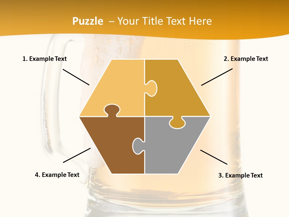 Drink Refreshment White PowerPoint Template