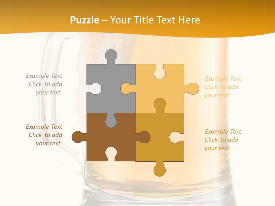 Drink Refreshment White PowerPoint Template