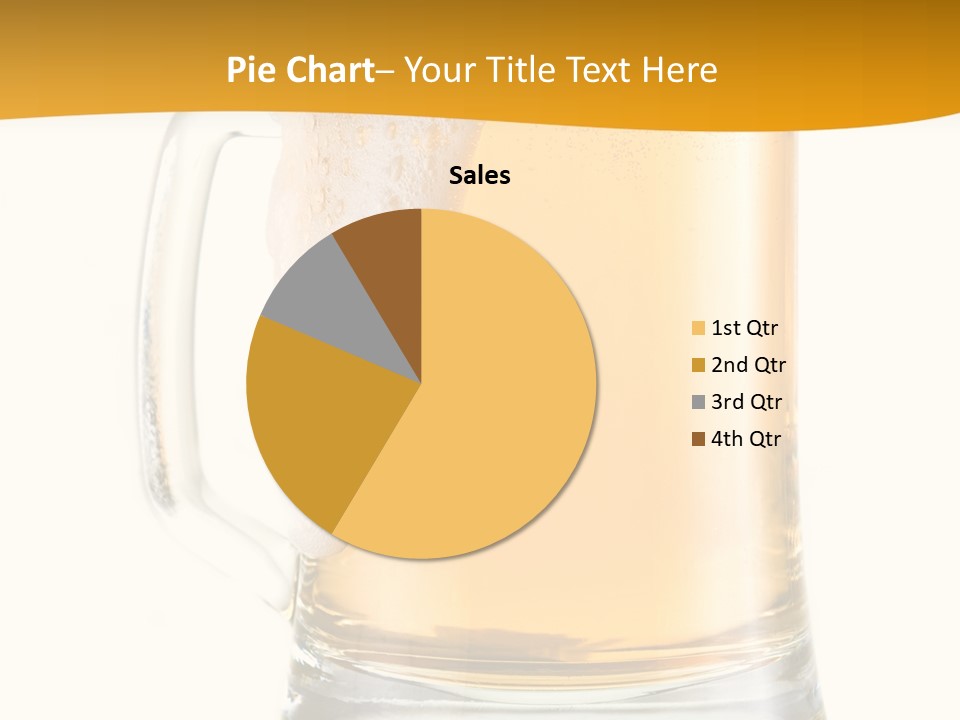 Drink Refreshment White PowerPoint Template