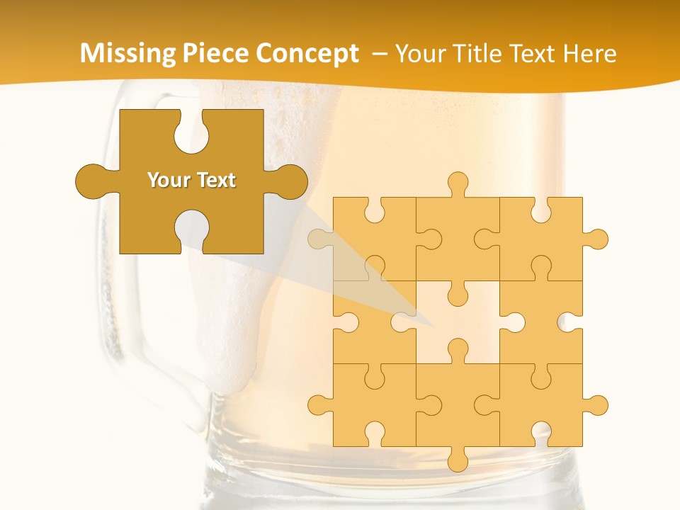 Drink Refreshment White PowerPoint Template