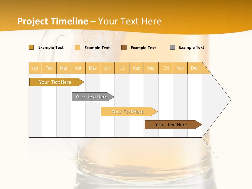 Drink Refreshment White PowerPoint Template