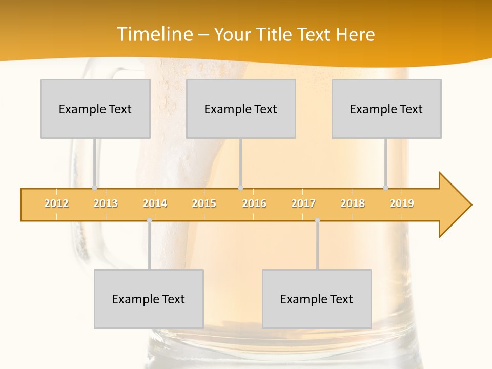 Drink Refreshment White PowerPoint Template