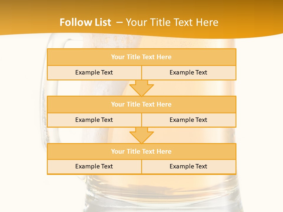 Drink Refreshment White PowerPoint Template