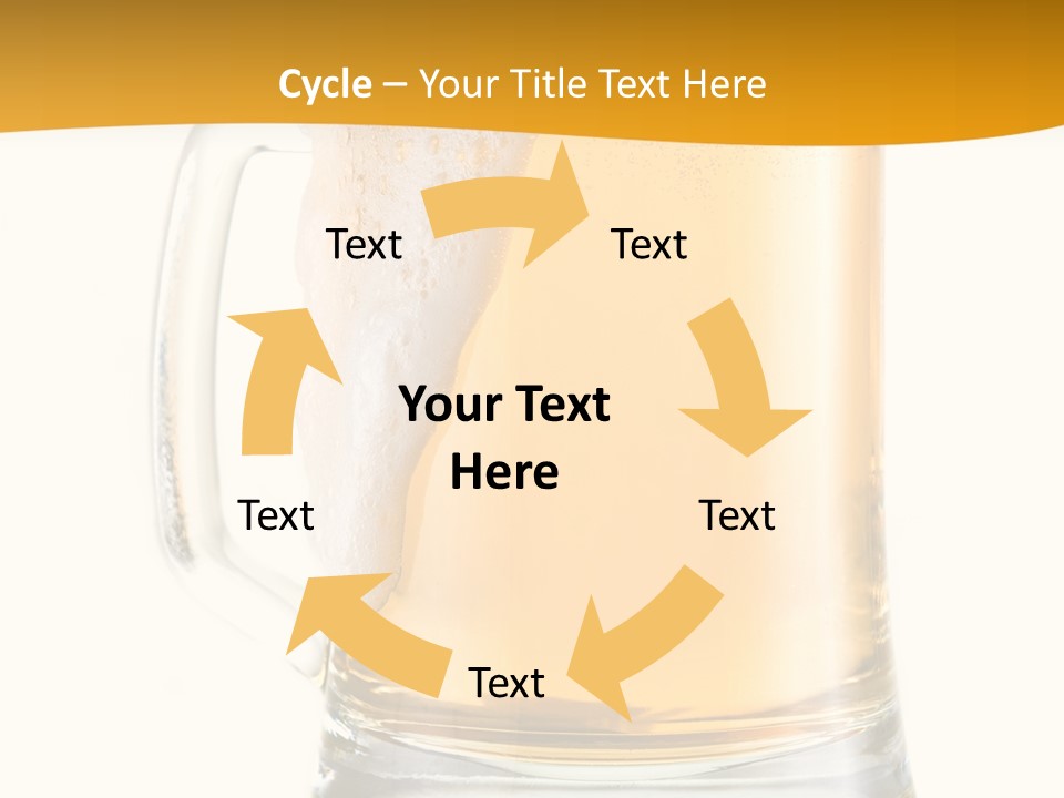 Drink Refreshment White PowerPoint Template