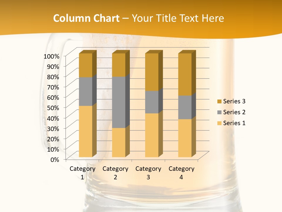 Drink Refreshment White PowerPoint Template