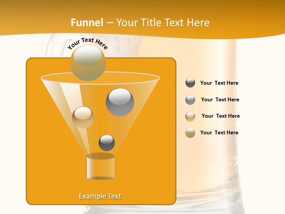 Drink Refreshment White PowerPoint Template