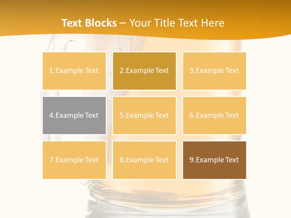 Drink Refreshment White PowerPoint Template