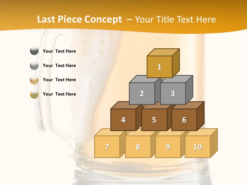 Drink Refreshment White PowerPoint Template