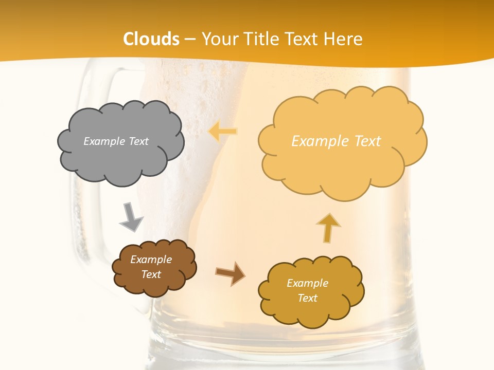 Drink Refreshment White PowerPoint Template