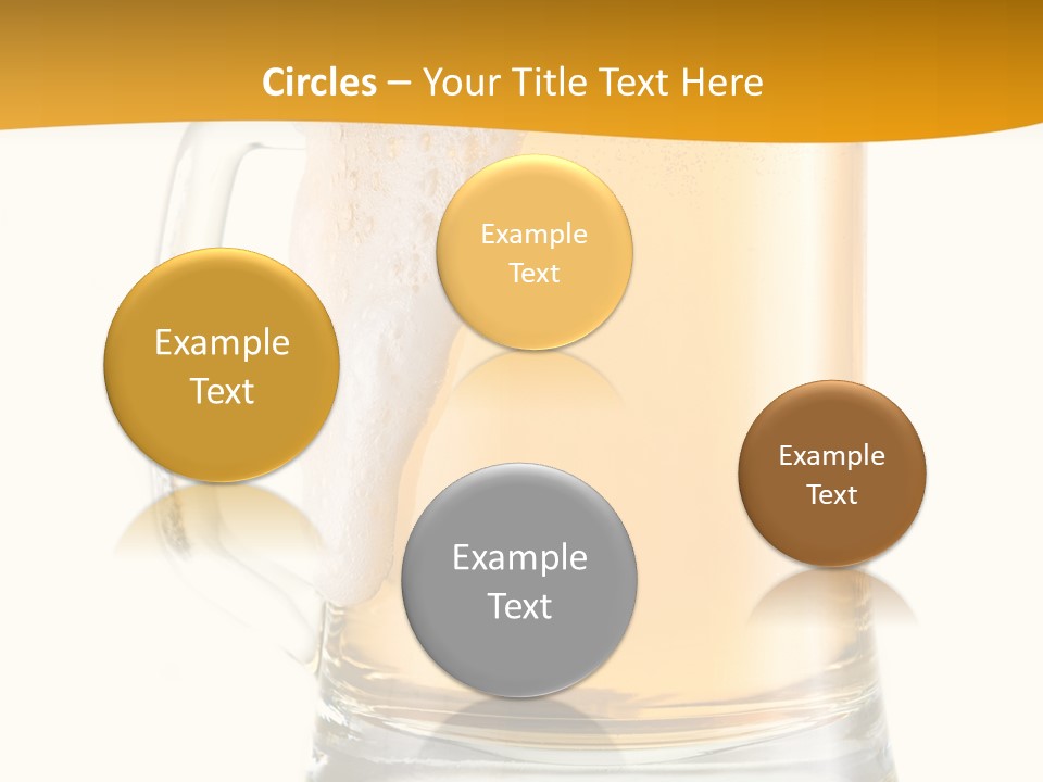 Drink Refreshment White PowerPoint Template