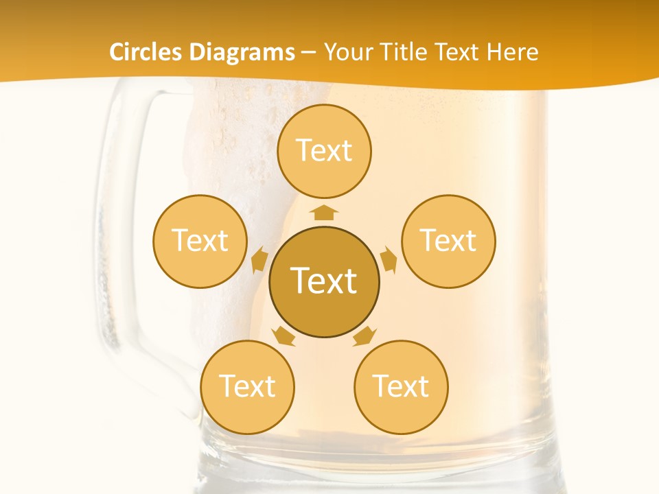 Drink Refreshment White PowerPoint Template