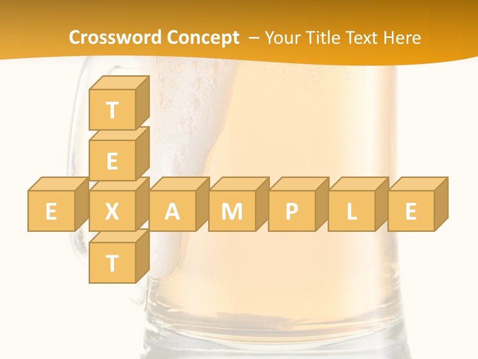 Drink Refreshment White PowerPoint Template