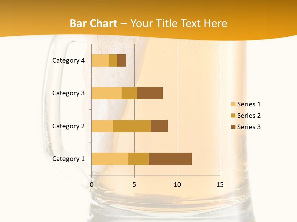 Drink Refreshment White PowerPoint Template