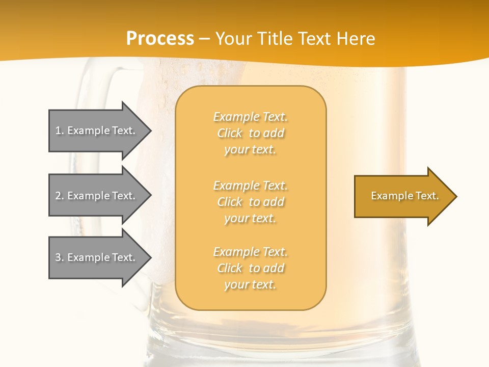 Drink Refreshment White PowerPoint Template