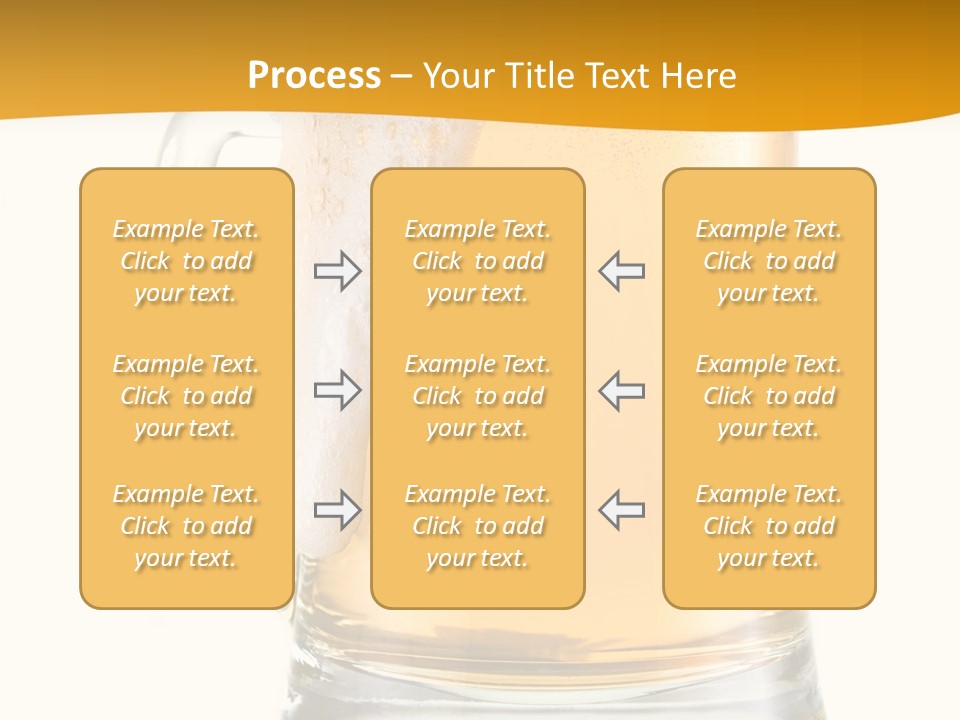 Drink Refreshment White PowerPoint Template