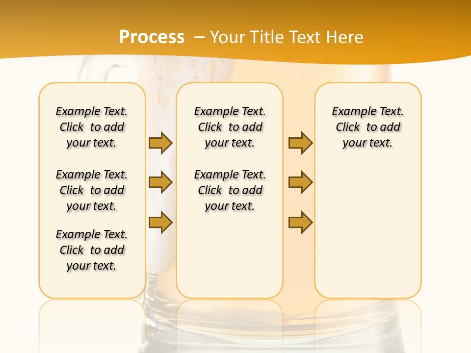 Drink Refreshment White PowerPoint Template