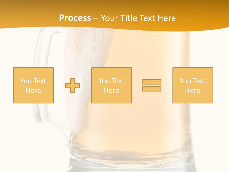 Drink Refreshment White PowerPoint Template