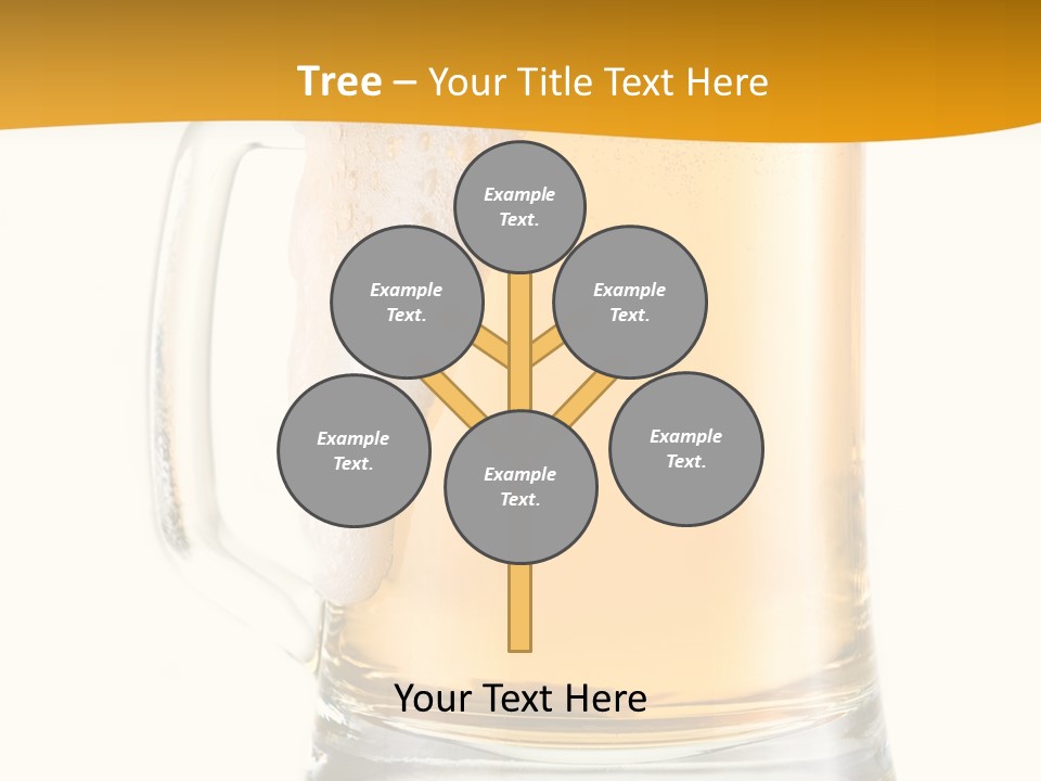 Drink Refreshment White PowerPoint Template