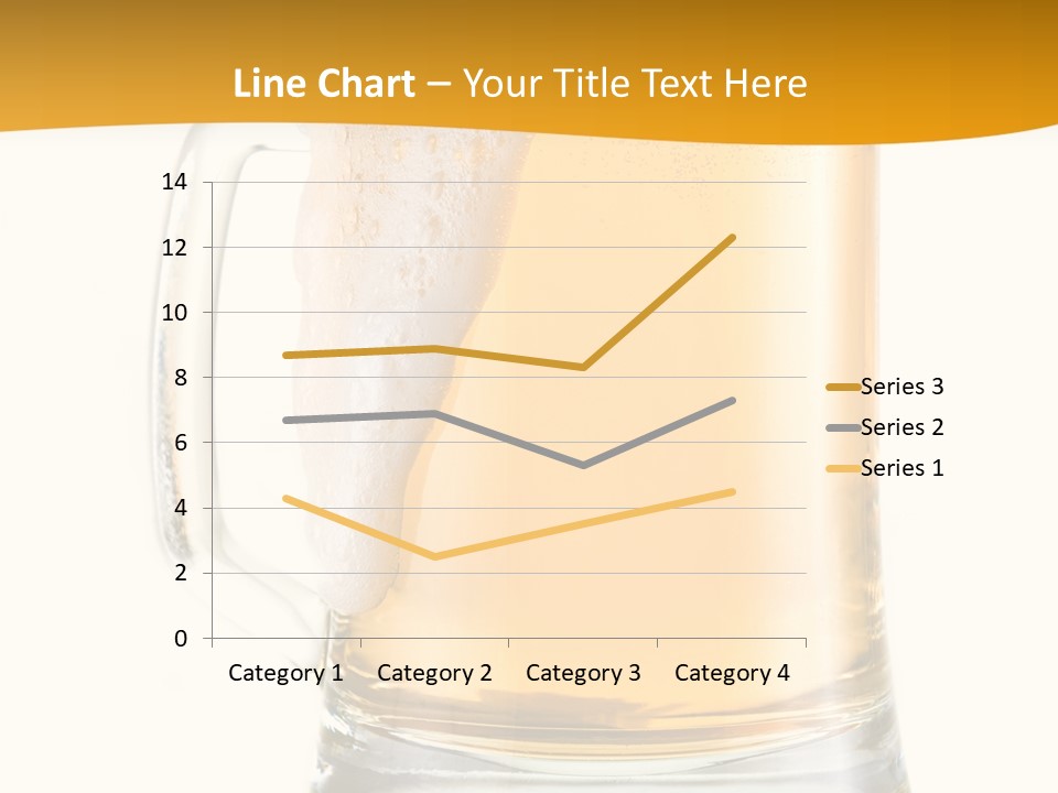 Drink Refreshment White PowerPoint Template