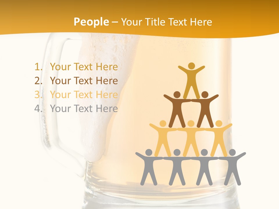 Drink Refreshment White PowerPoint Template