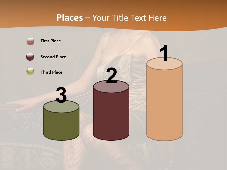 Sitting Old Glamour PowerPoint Template