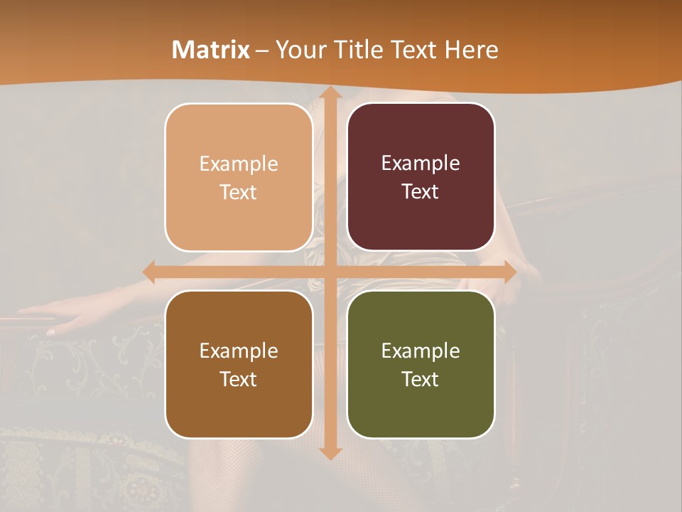 Sitting Old Glamour PowerPoint Template