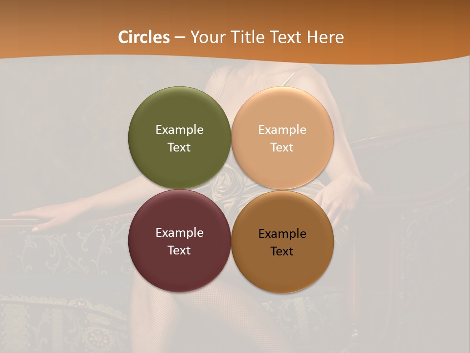 Sitting Old Glamour PowerPoint Template