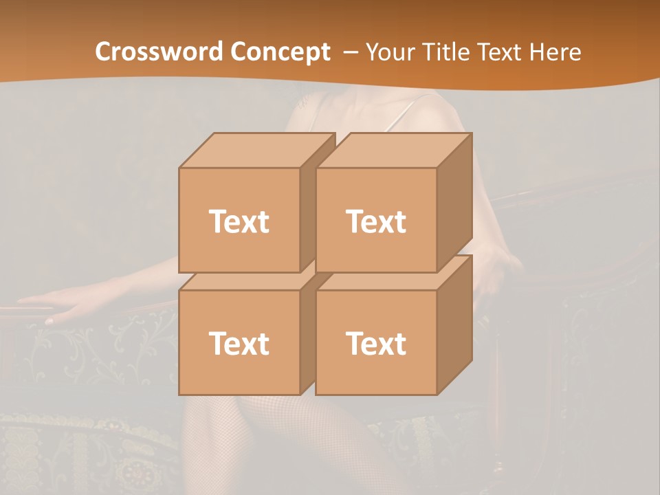 Sitting Old Glamour PowerPoint Template