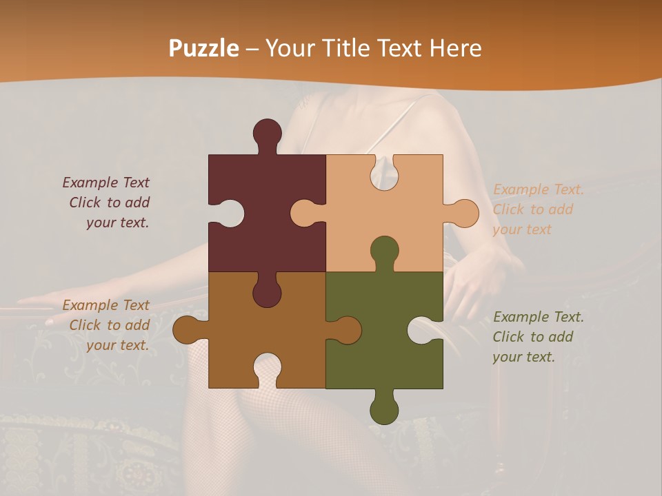 Sitting Old Glamour PowerPoint Template