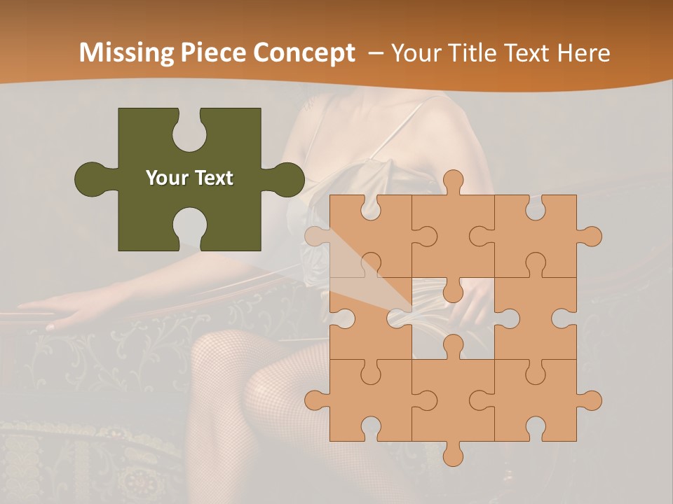 Sitting Old Glamour PowerPoint Template