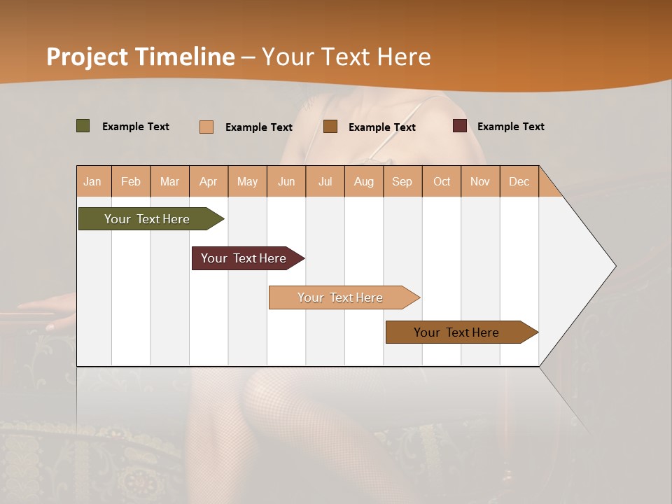 Sitting Old Glamour PowerPoint Template
