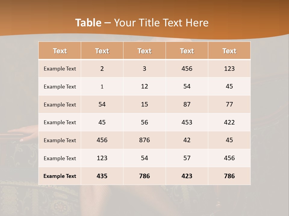 Sitting Old Glamour PowerPoint Template