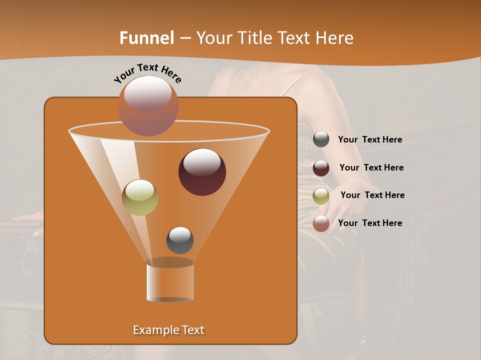 Sitting Old Glamour PowerPoint Template