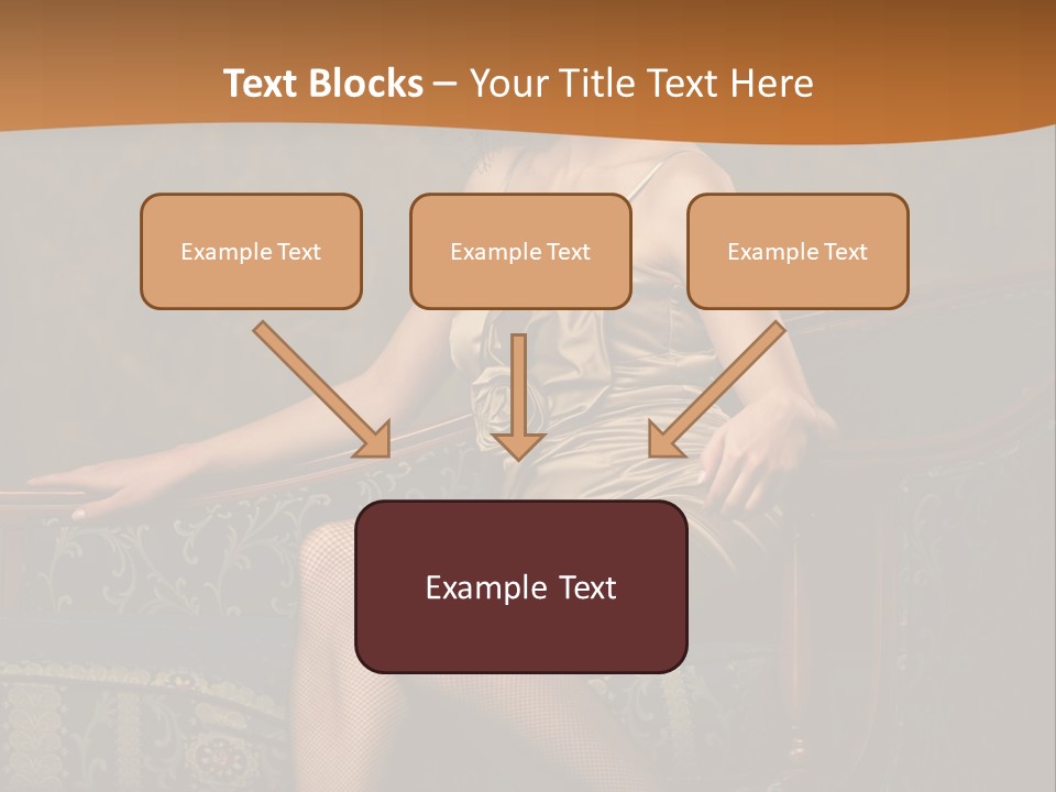 Sitting Old Glamour PowerPoint Template