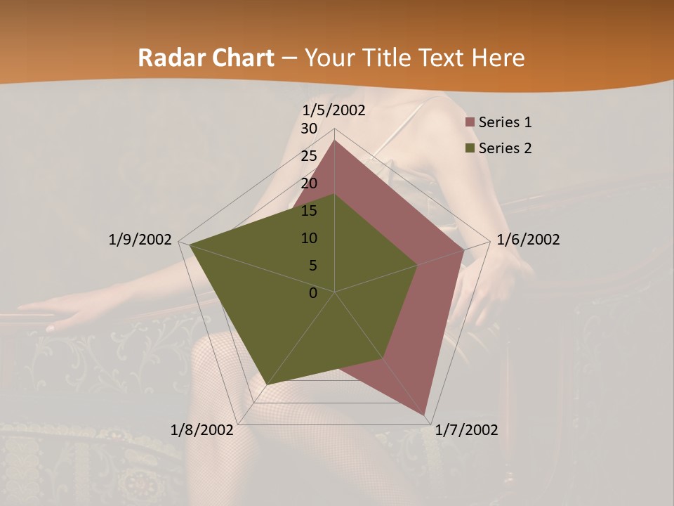 Sitting Old Glamour PowerPoint Template