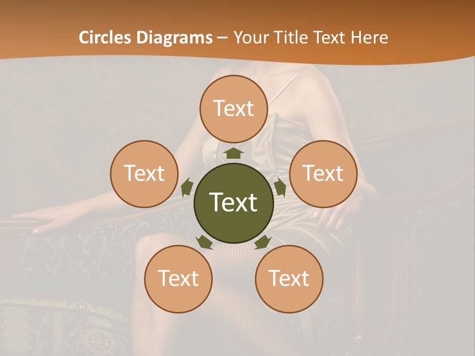 Sitting Old Glamour PowerPoint Template