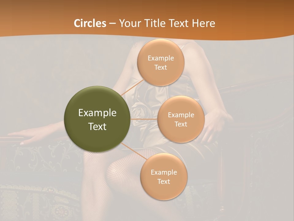 Sitting Old Glamour PowerPoint Template