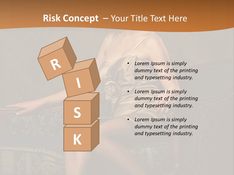 Sitting Old Glamour PowerPoint Template