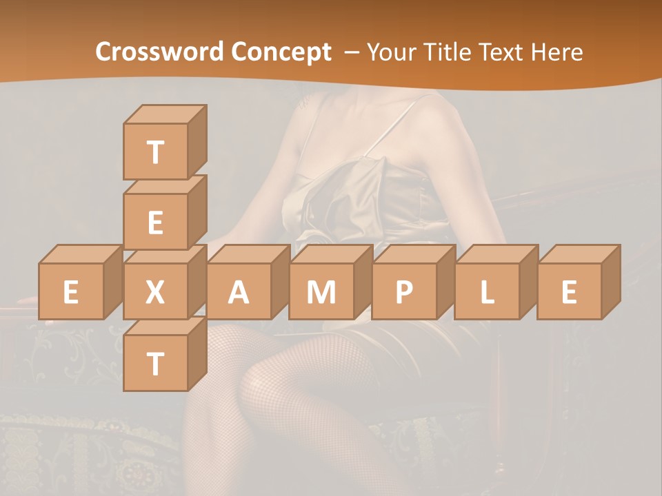 Sitting Old Glamour PowerPoint Template