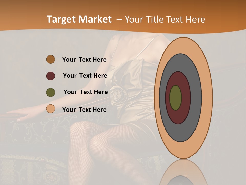 Sitting Old Glamour PowerPoint Template