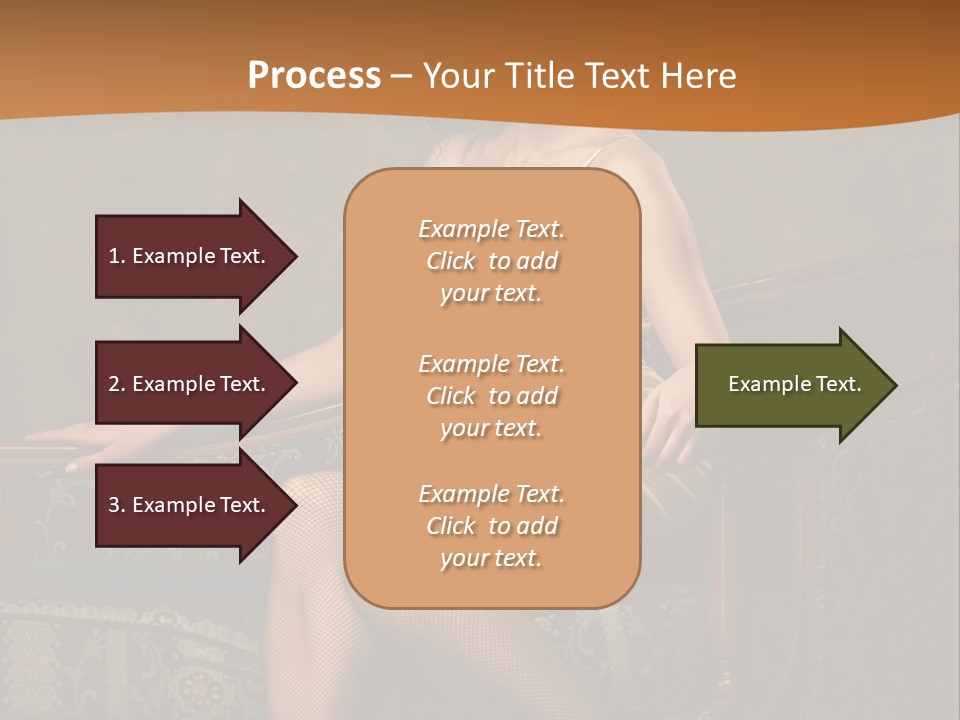 Sitting Old Glamour PowerPoint Template