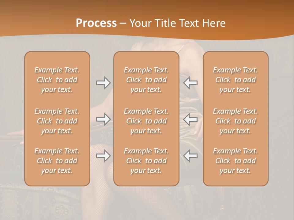 Sitting Old Glamour PowerPoint Template