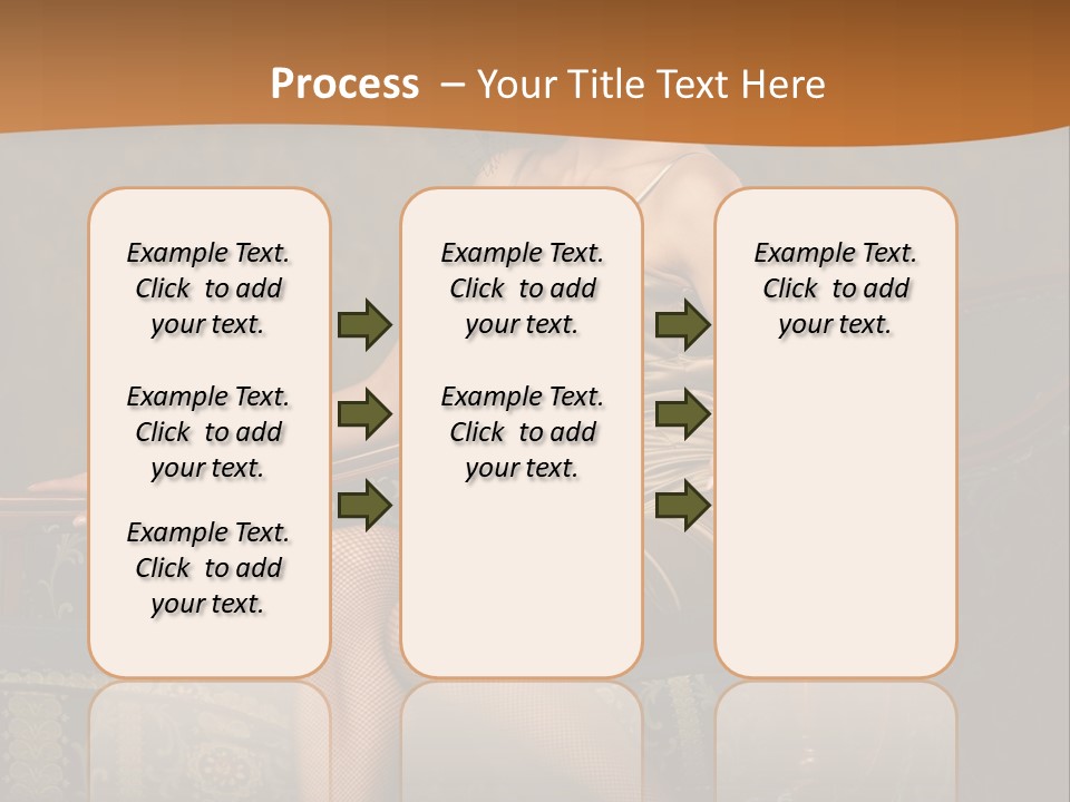 Sitting Old Glamour PowerPoint Template