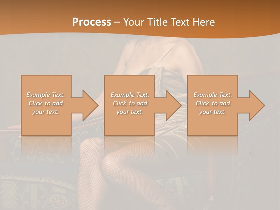 Sitting Old Glamour PowerPoint Template