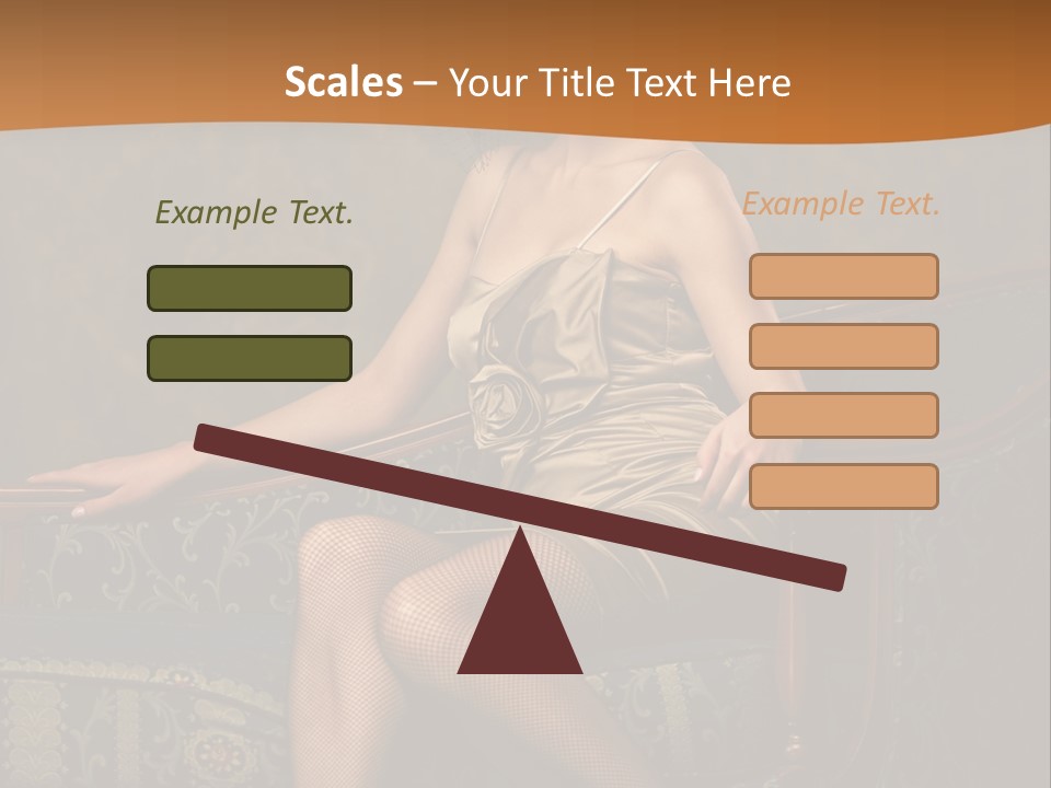 Sitting Old Glamour PowerPoint Template