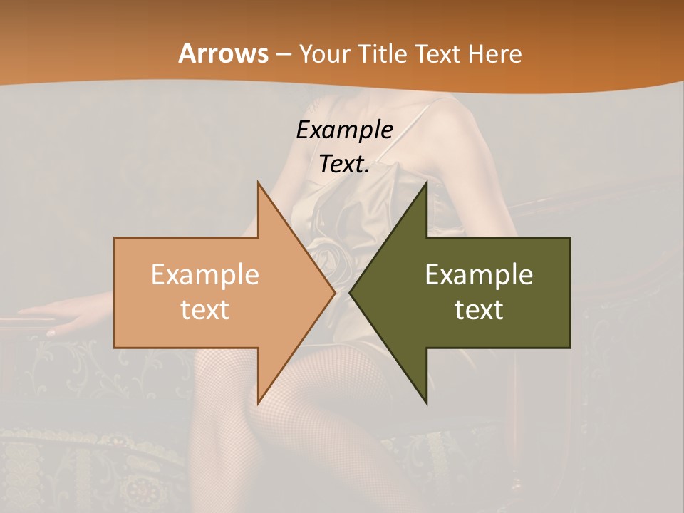 Sitting Old Glamour PowerPoint Template