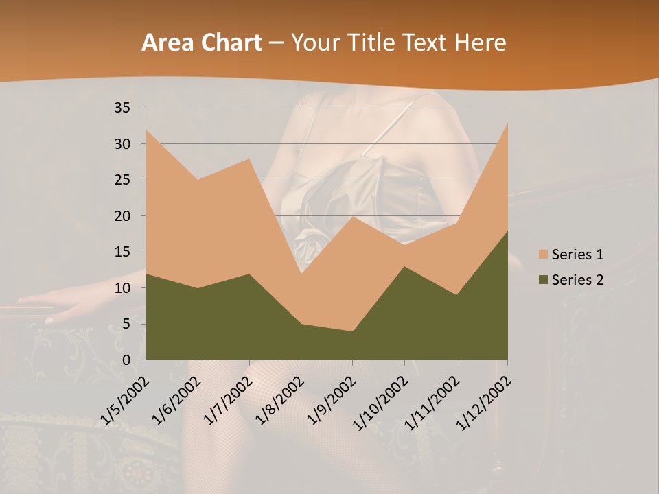 Sitting Old Glamour PowerPoint Template