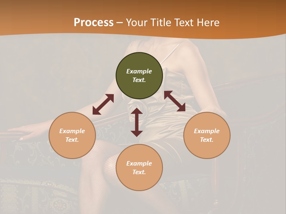 Sitting Old Glamour PowerPoint Template