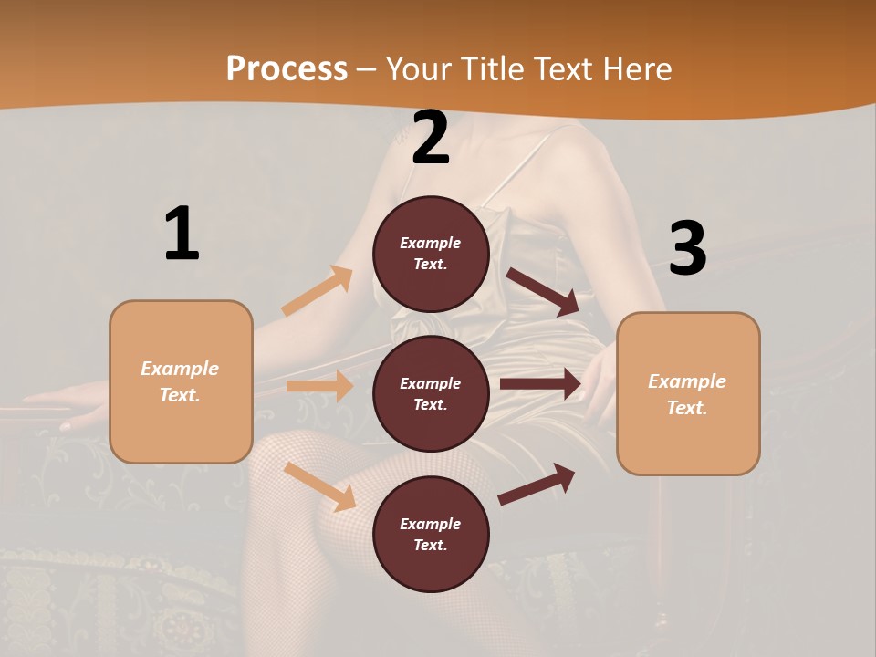 Sitting Old Glamour PowerPoint Template