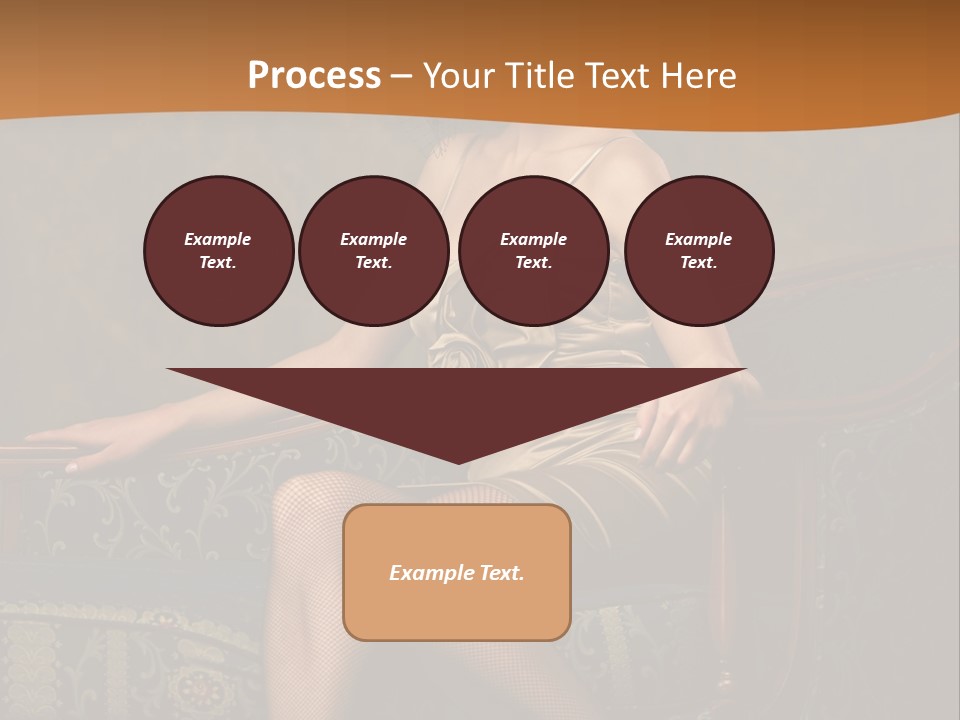 Sitting Old Glamour PowerPoint Template